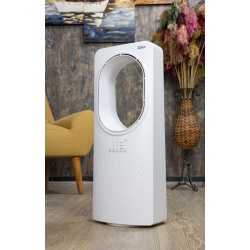 Zilan ZLN1078 – Ventilator fara palete 50W, timer 15h, 3 moduri presetate, alb - Img 3
