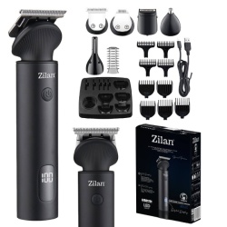 Zilan ZLN8672 – Aparat de tuns profesional 6 capete, 7 nivele de tundere, autonomie 170 min, negru - Img 2