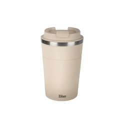 Cana termos cafea ZILAN, 510ml, inox, pereti dublii, mentine 12h rece / 6h cald, ZLN9921, crem - Img 1