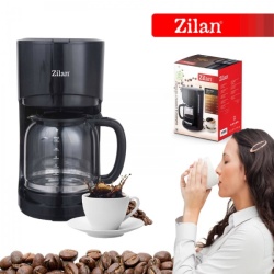 Filtru de cafea 1.5L, Zilan ZLN1457, 12 cesti, 900W, plita incalzita, antipicurare, negru - Img 4