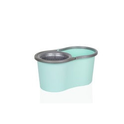 Galeata magic mop LISA, 17l, plastic, mop microfibra, rotativ 360°, ZLN1389, bleu - Img 2