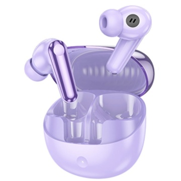 Hoco EQ11 - Casti Wireless, Ear Buds, Bluetooth 5.3, 180h StandBy, 400mAh, Pacifico, Violet - Img 1
