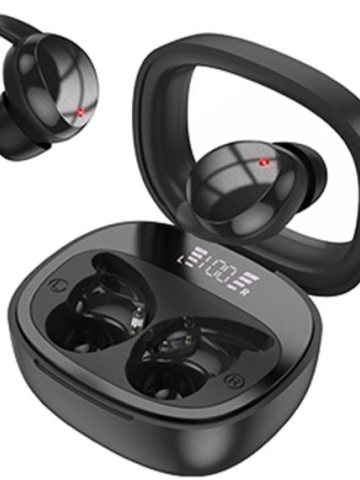 Hoco EW65- Casti Wireless, Ear Buds, Bluetooth 5.3, 180h StandBy, Noise Cancelling, 500mAh, Negru - Img 3