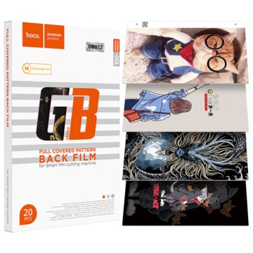 Hoco GB012 - SET Folii Cutter/Plotter, Design Pattern, 120x180mm, Universal, HydroGel Film, MIX, 20 buc - Img 2