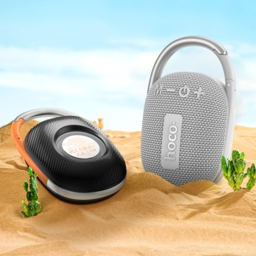 Hoco HC17 - Boxa Portabila, Wireless Bluetooth 5.3, 5W, 500mAh, Suport TF, USB-A disk, Easy JoySport, Gri - Img 3