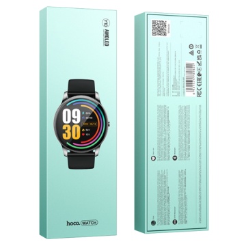 Hoco Y10 - SmartWatch, AMOLED, 1.3" Bluetooth 5.0, 230mAh, Negru - Img 3
