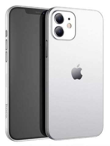 Husa Hoco - iPhone 13 Mini, SuperSlim, Frosted, Alb - Img 1