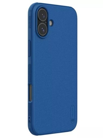 Husa Nillkin, iPhone 16, Frosted Series, PVC, Albastru - Img 3
