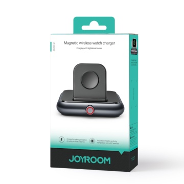 Joyroom JR-WQW03 - Incarcator Wireless, iWatch, 3W, 5V, 1A, Qi Charging, Magnetic, Negru - Img 1