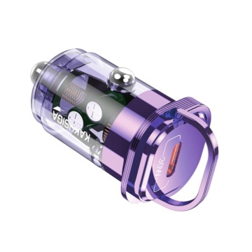 Kaku KSC-1190 - Incarcator Auto + Cablu Type-C, 1m, PD30W, 1xType-C, Violet - Img 5