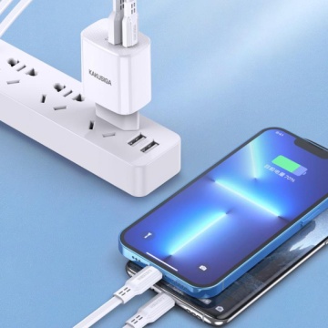 Kaku KSC-925 - Incarcator Retea + Cablu Lightning, 1m, PD20W, 1xUSB-C, 1xUSB-A, Alb - Img 3