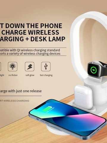 KIT incarcare Rapida Wireless 15W 9v3a Smartix, USB-C, Protectie temperatura, Alb - Img 4