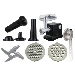 Masina de tocat carne 1800W, Zilan ZLN1789, 2 viteze + reverse, negru - Img 2