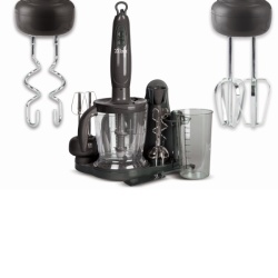 Mixer vertical 700W, Zilan ZLN5343, 2 viteze, pahar 0.7L + bol 1L, negru - Img 3