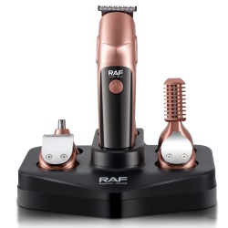 Raf R4021 – Set profesional de ingrijire barbati, aparat de tuns cu lame din otel, 19 accesorii - Img 4