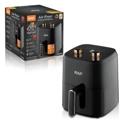 Raf R5237B – Friteuza cu aer cald 4.8L, 1500W, gatire fara ulei, negru - Img 1