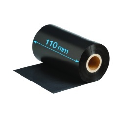 Ribon transfer termic 110x450 m ceara (Wax), INK OUT, diametru interior 1", compatibil multi-brand, Ambalare CUTIE 1 role - Img 3