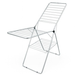 Uscator rufe ZILAN ROSSA, 14m, metal, pliabil, ZLN7757, argintiu - Img 1