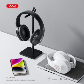 XO BE39 - Casti Wireless, Over Ear, Bluetooth 5.0, 180h StandBy, Gaming, Foldable, Negru - Img 4