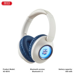 XO BE43 – Casti wireless On Ear BT 5.3, 600mAh, albastru - Img 2