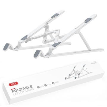 XO C102 - Suport portabil pentru laptop, brate flexibile, Folding, inaltime reglabila, Argintiu - Img 2