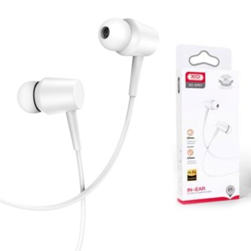 XO EP57 - Casti cu Fir, In Ear, 3.5mm, 1.2m, Mic & Volume Key, HiFi, Alb - Img 2