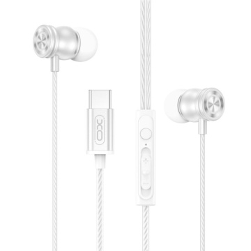 XO EP80 - Casti cu Fir, In Ear, Type-C, 1.2m cablu, Digital, Alb - Img 3
