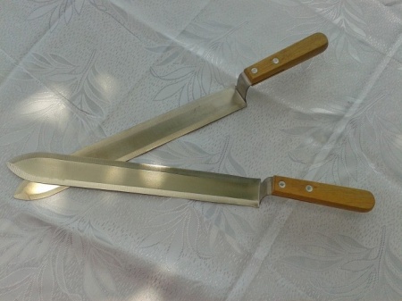 Cutit apicol inox cu ambele lame drepte
