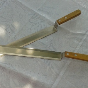 Cutit apicol inox cu ambele lame drepte