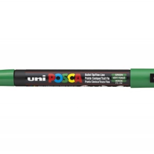 Marker POSCA PC 5M - VERDE (CULOAREA ANILOR 2019 SI 2024) - Img 2