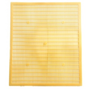 Gratie Hanneman plastic, 10 rame, culoare galbena, 42 x 50 cm - comanda minima 10 bucati
