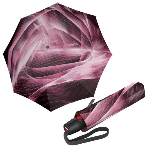 Umbrela de ploaie dublu automata Knirps Duomatic T.200 aura rose
