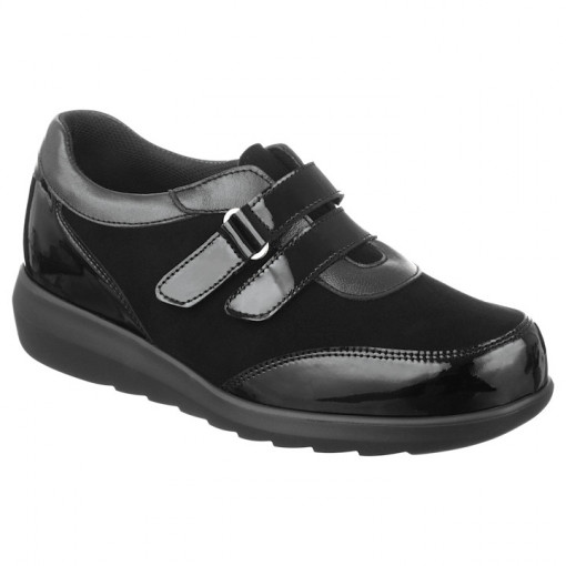 Pantofi ortopedici sport negri pentru femei, Pinosos 7670H