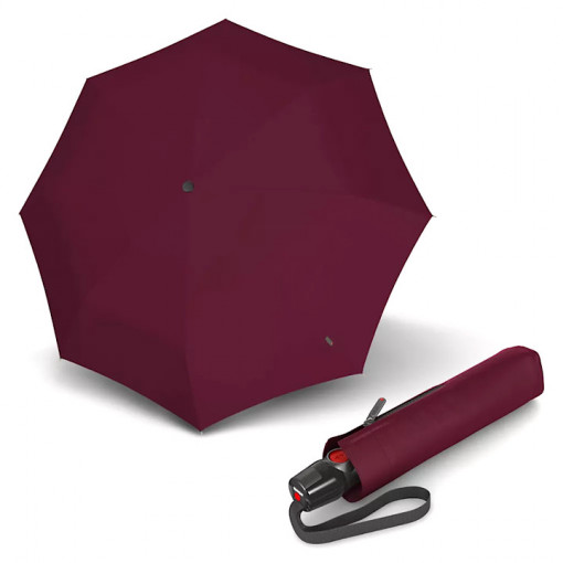 Umbrele de ploaie, pentru femei, Knirps Duomatic T.200 bordo