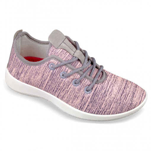 Adidasi confort calapod lat femei OrtoMed 5001-LA169 roz