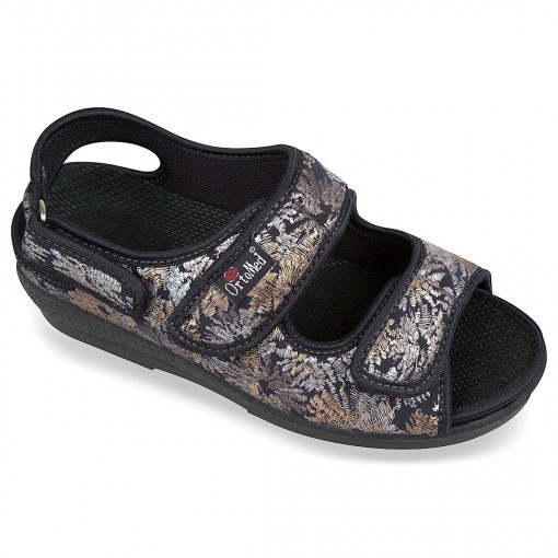Sandale confort, ultra reglabile, dama, OrtoMed 535-S57