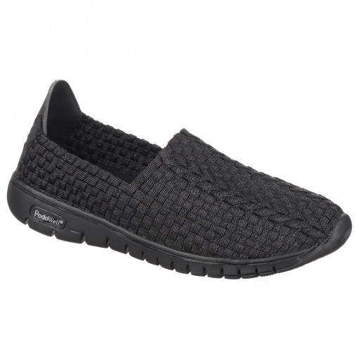 Pantofi sport confort pentru femei PodoWell Vegas negru