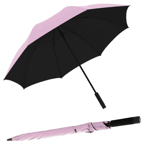 Umbrele de ploaie si de soare, Knirps U.900 XXL Ultra Light roz, cu protectie UV