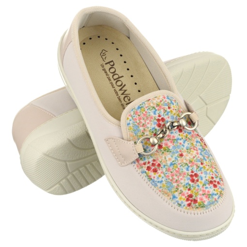 Pantofi ortopedici, stretch, calapod lat, dama, PodoWell Magik roz