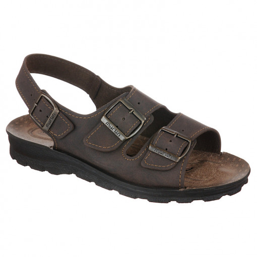 Sandale confort, barbati, Mjartan 2915-N15 maro