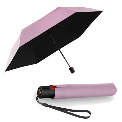 Umbrele de ploaie si de soare, Knirps U.200 Ultra Light roz, cu protectie UV