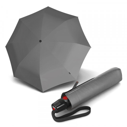 Umbrela de ploaie dublu automata Knirps Duomatic T.200 gri inchis