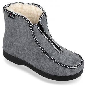 Ghete confort imblanite pentru femei Mjartan 001-T11 gri