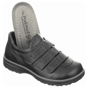 Pantofi confort, calapod extra-lat, piele naturala, PodoWell Alphonse