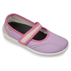 Pantofi confort, calapod lat, dama, OrtoMed 6089-T52 lila