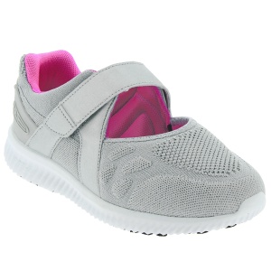 Pantofi sport ortopedici, calapod lat, pentru femei, PodoWell Valba gri