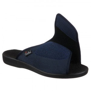 Papuci de casa, confort, barbatesti OrtoMed 518-T37L bleumarin