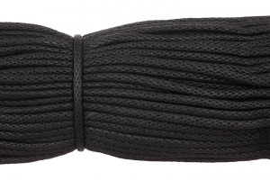 Set 50 perechi sireturi negre rotunde, ghete, NC 110 cm