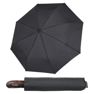 Umbrela ploaie Doppler Business XM negru cu stelute gri