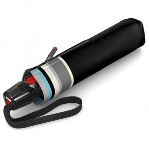 Umbrela de ploaie automate Knirps Duomatic T.200 Grace Black rezistente